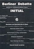 Produkt-Bild: Sinnliches und Symbolisches im Sport