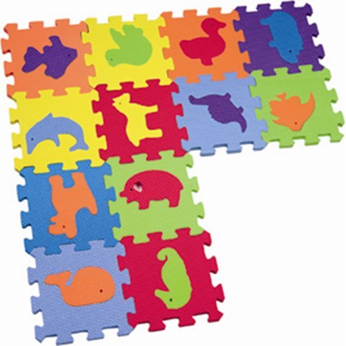 12 Dalles Animaux Assortis