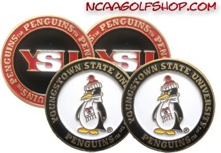 Youngstown State Penguins Golf Ball Markers
