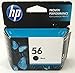 HP 56 Deskjet Ink Cartridge, 520 Page Yield, Black
