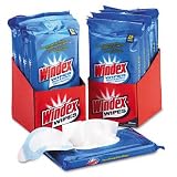 Glass & Surface Wet Wipes, Cloth, 7 x 10, 25/packet, 12/carton