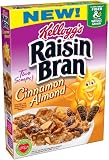 Kellogg's Raisin Bran Cereals, Cinnamon and Almond, 14.5-Ounce (Pack of 4)