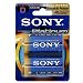 Sony Stamina Platinum Batterie D Mono 2er Pack