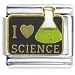 Jewelry : I Heart Science Italian Charms Bracelet Link
