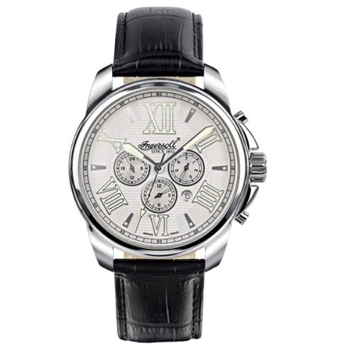 Ingersoll Herren-Armbanduhr XL WADDELL Analog Automatik Leder IN3216SL im Preisvergleich 