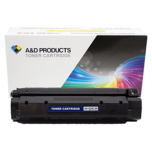 A&D Products Compatible Replacement for HP Q2613X Toner Cartridge 13A High Yield (Black, 4000 Yield)
