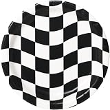 NASCAR Checkered Flag 7 inch Party Plates (8 pack)