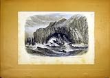 大破の船海軍 Tora の Formby つばのリヴァプールの印刷物 1868 TORA