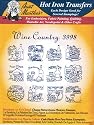 Wine Country Aunt Martha's Hot Iron Embroidery Transfer