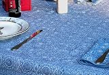 Tilonia Home: Table Linen & Napkin Set for 6 - Nantucket Picnic