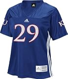 adidas Kansas Jayhawks #29 Women's Replica Football Jersey - Royal Blue (Medium)