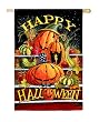 Garden Flag Happy Halloween Steps