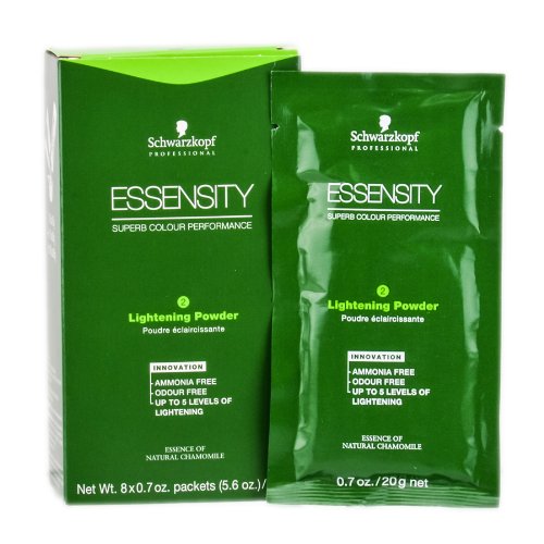 SCHWARZKOPF ESSENSITY LIGHTENING POWDER (8 X 0.7oz PACKETES)