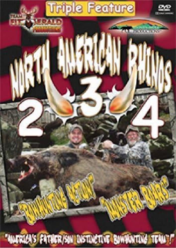 North American Rhinos 2, 3, 4 ~ Triple Feature Hog Hunting DVD
