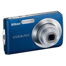 Nikon Coolpix S210 Digital Camera - Blue (8.0MP, 3x Optical Zoom) 2.5" LCD