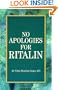 No Apologies For Ritalin