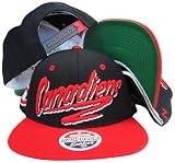 Montreal Canadiens Black/Red Two Tone Plastic Snapback Adjustable Plastic Snap Back Hat / Cap