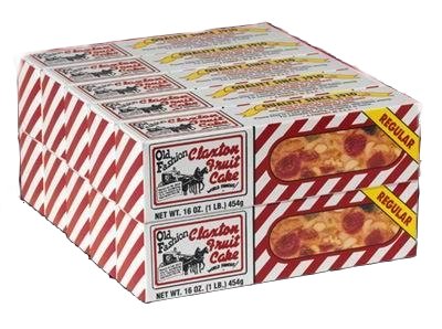 FRUIT CAKE 10 - 1 lb Regular Recipe Claxton Fruitcakes by Claxton Fruitcake