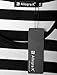 Allegra K Women Short Sleeve Stripe Drawstring Mini Tee Dresses with Pockets