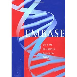 【クリックで詳細表示】Embase： List of Journals Indexed 2003 (Embase List of Journals Indexed)： Embase： 洋書