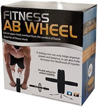 Fitness Wheel Roller. Core Abdominal Exercise Workout. New. The Perfect Stomach Exerciser Equipment.