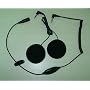 GSI Super Quality Motorcycle Helmet Dual-Sided Earphones - Wind and Noise Cancellation Great Sound - Fits in Helmet Earphones Slot - Connects to MP3/iPod/iTouch/Nano/Classic/CD Palyer Audio devices