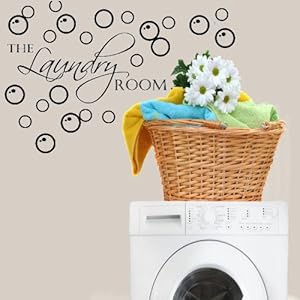 "The Laundry Room" with Bubbles Wall Decal Home Decor ...