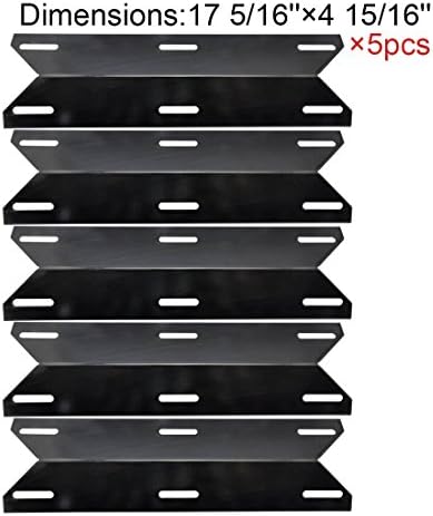 The Red BBQ 93041(5-pack) Charmglow Permasteel Gas Grill Heat Plate Porcelain Steel Heat Shield