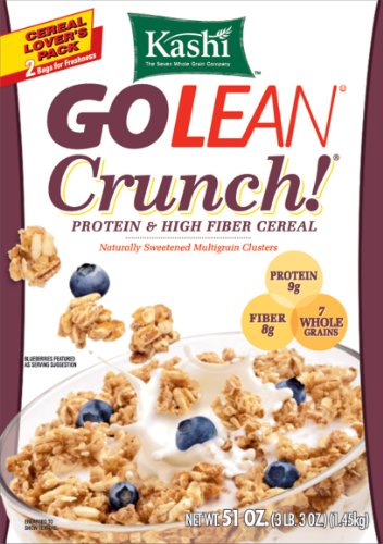 Kashi GOLEAN Crunch! Cereal, 15-Ounce Boxes (Pack of 6)