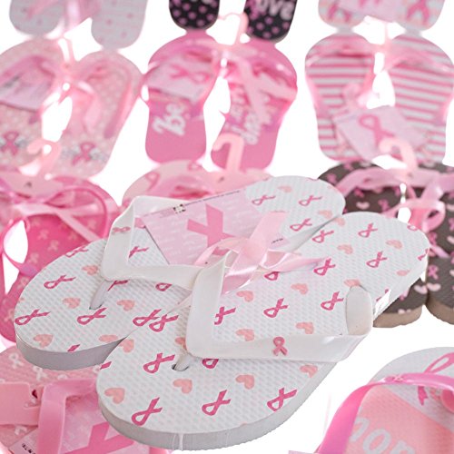 Pink Ribbon Flip Flops (11)