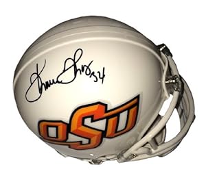 Thurman Thomas Autographed/Signed Oklahoma State Cowboys NCAA Mini Helmet