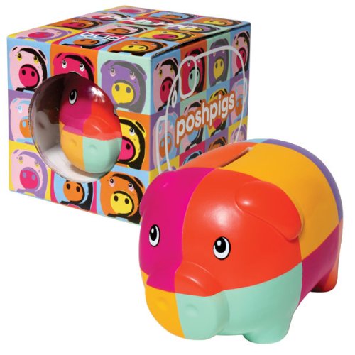 Childrens Toyshop  Toys : Posh Pig Bank: Pop Pig