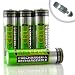 8-Pack Long-Lasting 2200mAh HYBRID AA Ni-MH Rechargeable Batteries w/ Latest Hybrid Technology