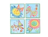 Butterfly Meadow Wall Stickers Set