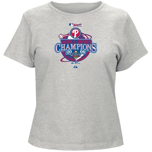 Buy Majestic Philadelphia Phillies 2008 World Series Champions Ash Ladies Legacy of Champs Locker Room... by Majestic