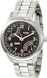 Timex Men's T2N505DH Intelligent Quartz T Series Perpetual Calendar Black Dial Silver Case Bracelet Watch