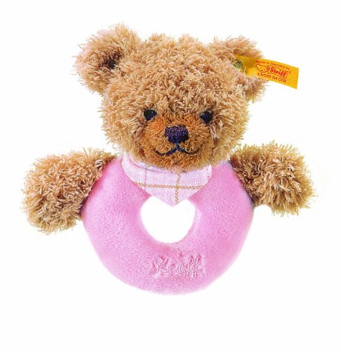 Steiff 237157 - Schlaf Gut B&auml;r Greifring 12 cm rosa Preisvergleich