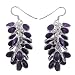 Dangle-earrings Silver Amethyst Jewelry 1.75 Inches