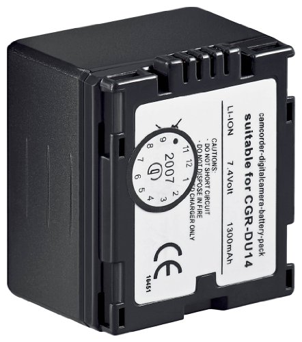 1aTTack Ersatzakku f&uuml;r Panasonic CGA-DU14/VW-VBD140 (1300mAh) Preisvergleich