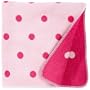 David Fussenegger Polka Dots Baby Blanket - Pink/Hot Pink