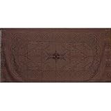 Wool Bedspread Asian Jacquard Pattern India 55 inches x 106 inches (wbscov0 ....