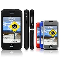 yooZoo Silicone Skin Case for Apple iPhone 1G with Screen Protector - 5 Color Options