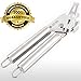 Deluxe Stainless Steel Manual Can Opener Smooth Edge - CUSAN Smooth Edge Can Opener is Perfect Solution for Arthritis Elderly – This Swing Away Can Opener will Surpass All Expectations