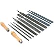 12 Large Files & Handles Metal Wood Filing Hand Tools