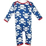 Baby Boys Skull & Crossbones Footless Sleepsuit / Playsuit (0-3 Months)