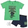 Hulk Boxer Brief and T-Shirt Set for Boys
