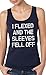 Womens I Flexed and The Sleeves Fell Off Tank Top Funny Sleeveless Workout Tee