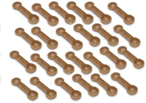 Moondon Pressed Beef Premium Rawhide Dumbell 5 1/2" Treats For Dogs Bulk Lot Value Packs