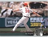 2010 Upper Deck Baseball Card # 267 Jered Weaver (Double-Take / Common Version) Los Angeles Angels - MLB Trading Card Shipped In Protective Screwdown Display Case!