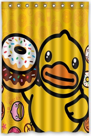 Fashion fond Donut Waterproof Fabric Bath Shower Curtain 48" x 72"